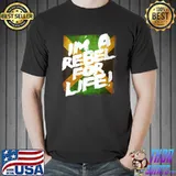 I'm a Rebel for Life Jamaica Flag Reggae T-Shirt