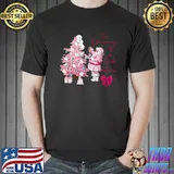 I’m Dreaming of a Pink Christmas Santa Graphic Design T Shirt Unisex