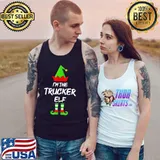 I'm The Trucker Elf Christmas Shirt Tank Top