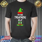 I'm The Trucker Elf Christmas Shirt