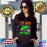 I’m With The Butterfly Halloween Costume For Women Men T Shirt