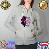 In A World Full of Grandmas Be A Mimi Orchid Flower Shirts Full Zip Hooded