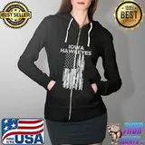Iowa Hawkeyes America Flag Shirt Full Zip Hooded