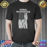 Iowa Hawkeyes America Flag Shirt