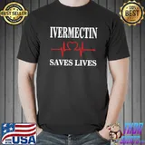 Ivermectin Saves Lives Heartbeat Shirt Unisex
