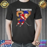 Joe Thornton Cartoon Florida Hockey Shirt Unisex