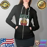 Justice For George Floyd Black Lives Matter Shirt Full Zip Hooded