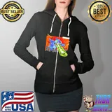 Kaiju Stitch Shirt Full Zip Hooded