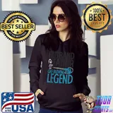 Landscapers Husband Father Leaf Blowing Legend Gardening T Shirt
