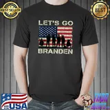 Let's Go Braden Brandon US Flag Funny Trendy Sarcastic T-Shirt Unisex