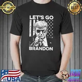 Let's Go Braden Brandon US Flag Funny Trendy Sarcastic Trump T-s Unisex