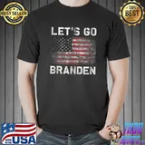 Let's Go Braden Brandon USA American Flag Tee Funny Trendy Sarcastic T-s Unisex