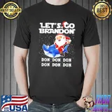 Let’s Go Braden Brandon – SantaShark Merry Christmas T-Shirt Unisex