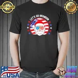 Let’s Go Brandon Christmas Santa Xmas American Flag T-Shirt Unisex