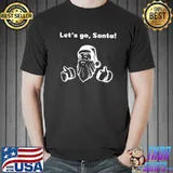 Let’s Go Santa Christmas Brandon President Racecar T-Shirt Unisex