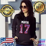 MAFIA 17 - Buffalo NY New York Sports Fan Jersey Number BFLO T-shirt