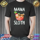 Mama Sloth Christmas Shirt Unisex