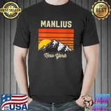 Manlius New York Retro City State USA Souvenir T-Shirt