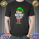 Meme Elf Matching Group Xmas Funny Family Christmas T-Shirt Unisex