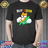 Mens Shib Army Buy Shib Coin Shiba Inu memecoin currency meme T-Shirt