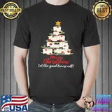 Merry Christmas Let The Good Time Roll Shirt Unisex