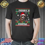 Merry Christmas Woofmas Boxer Dog Funny Ugly Xmas T-shirt