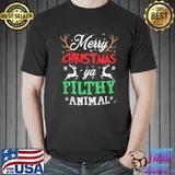 Merry Christmas Ya Filthy Animal T-Shirt