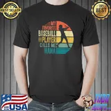 My Favorite Baseball Nana Mothers Day Softball Lover T-s Unisex