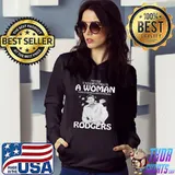 Never Underestimate A Woman Who Understands Football And Love Rodgers Shirt