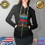 Nice american USA Freedom Political Protest Christmas Sweater T-s Full Zip Hooded
