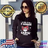 Nice Be Nice To The IT Manager Santa Is Watching Christmas T-shirt