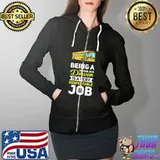Nice being A School Bus Driver IS A Very Respectable Job T-s Full Zip Hooded