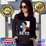 Nice Beto For Texas 2022 Governor Portrait Vote 22 flag T-shirt