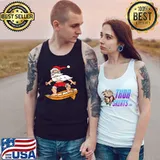 Nice christmas Holiday Santa Claus Surfing Surfer Vintage T-Shirt Tank Top