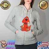 Nice costume Red Dogs Arts Mens Clifford Vintage T-Shirt Full Zip Hooded