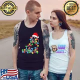 Nice dachshund Light Christmas Shirt Tank Top