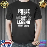 Nice Family Surname Rolle Funny Reunion Last Name Tag T Shirt
