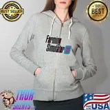 Nice Farming Simulator 22 Unisex T-Shirt Full Zip Hooded