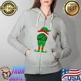 Nice funny Basketball Elf Christmas Family Matching Xmas T-Shirt Full Zip Hooded