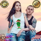 Nice funny Basketball Elf Christmas Family Matching Xmas T-Shirt Tank Top