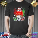 Nice Funny Borzoi Dog Mom Plaid Xmas Pajama Christmas Tree T Shirt