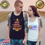 Nice funny Irish Setter Dog Christmas Tree Ugly Christmas T-Shirt Tank Top