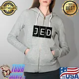 Nice jED Jeddah Saudi Arabia Airport Code Retro World Traveler T-s Full Zip Hooded