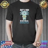 Nice just A Boy Who Loves Axolotls Costume Amphibian Animal T-Shirt Unisex