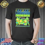 Nice leonardo TMNT Christmas Style T-Shirt