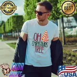 Nice Oh Christmas Tree Science Christmas Chemist Tree T-Shirt Unisex