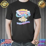 Nice Pink Dolphin Sonic Wave Black Vintage Shirt Unisex