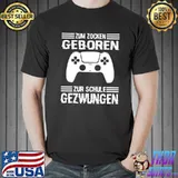 Nice PS5 Console Gamer Zum Zocken Geboren Unisex T-Shirt Unisex