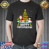Nice Santa Happy Chrismukkah Funny Hanukkah Christmas Jewis Gifts Premium T-Shirt