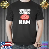 Nice smoking Cures Ham BBQ Grilling Grill T-Shirt Unisex